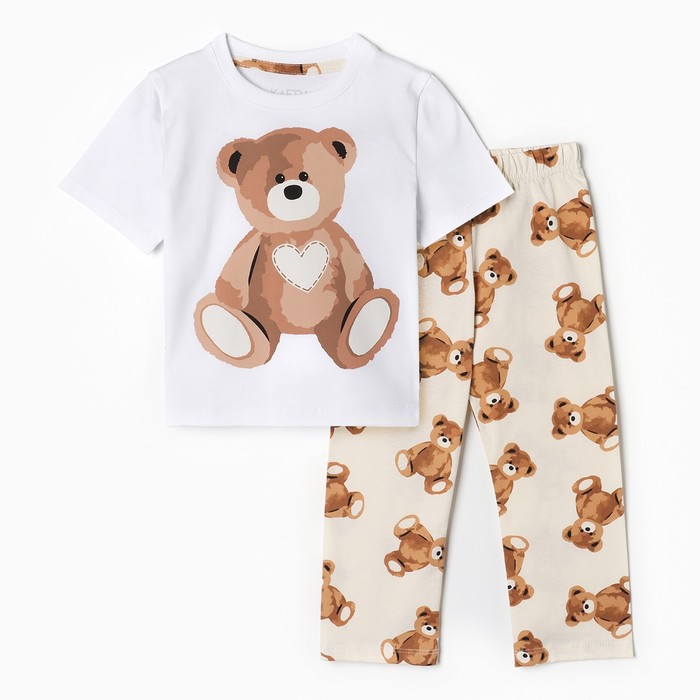 

Пижама детская KAFTAN Teddy Bear, бежевый, 122, Teddy Bear