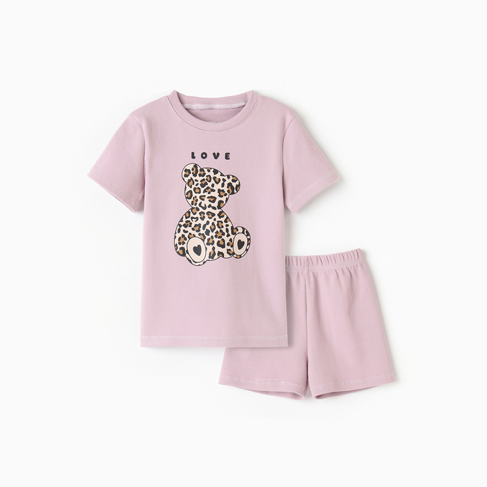 

Пижама детская KAFTAN Love Forever, лиловый, 134, Розовый, Love Forever