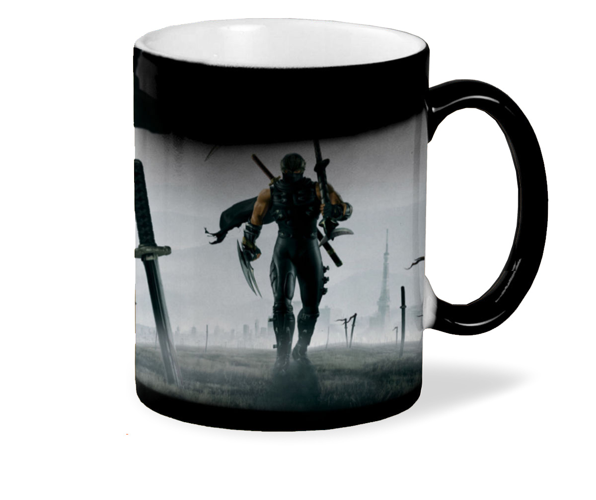 

Кружка CoolPodarok Ninja Gaiden 2 мечи в земле
