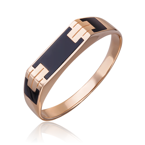 

Кольцо из золота р. , PLATINA jewelry 01-3617-00-000-1110-25, эмаль, 01-3617-00-000-1110-25