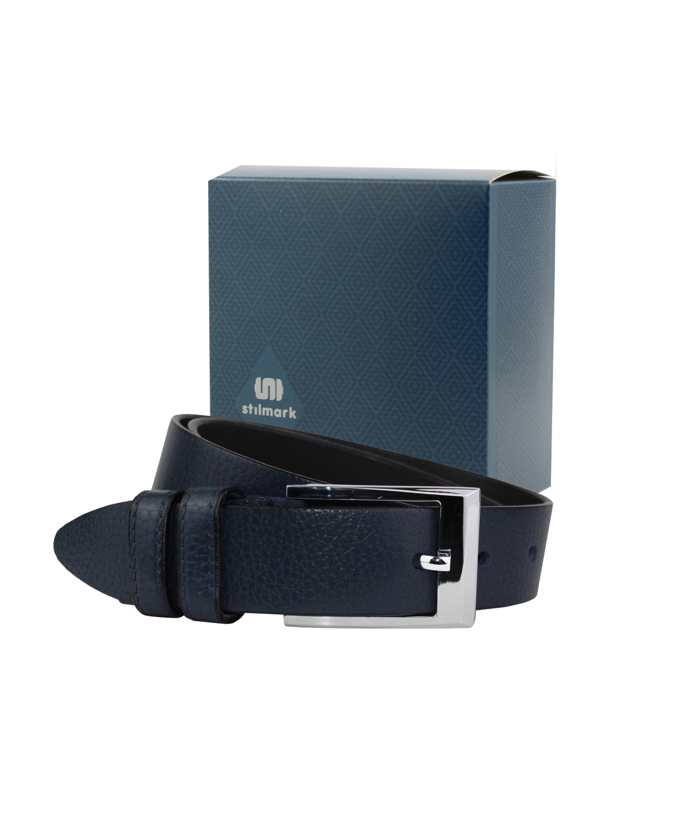 Ремень мужской Stilmark 457 синий 120 см 2058₽