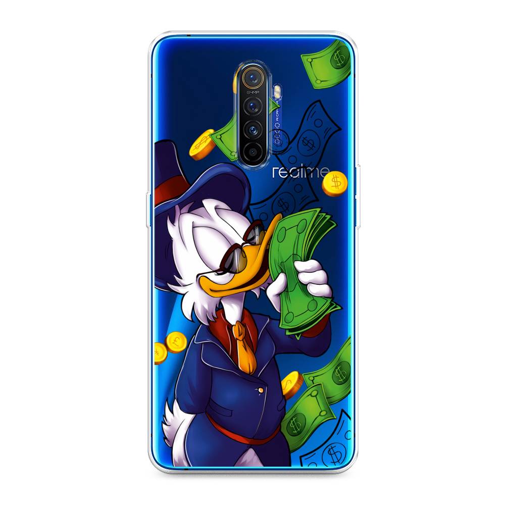 

Чехол на Realme X2 Pro "Scrooge McDuck with Money", Синий;зеленый;белый, 251750-6