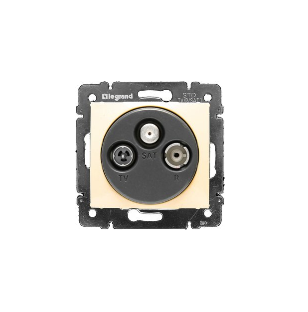 

Розетка Legrand 694373 Valena Classic DIY телевизионная TV/R/SAT звезда (слоновая кость)