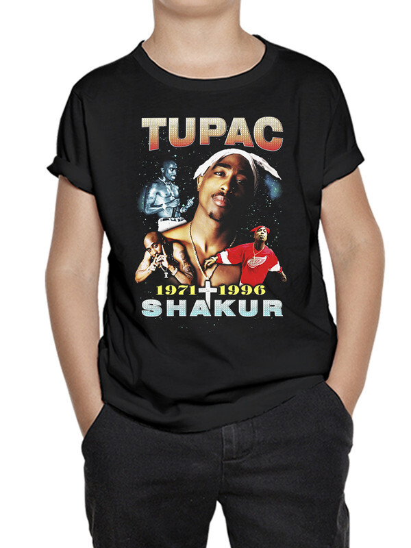 фото Футболка д/мал dreamshirts studio тупак шакур / tupac shakur 2pac х цвет черный размер 98