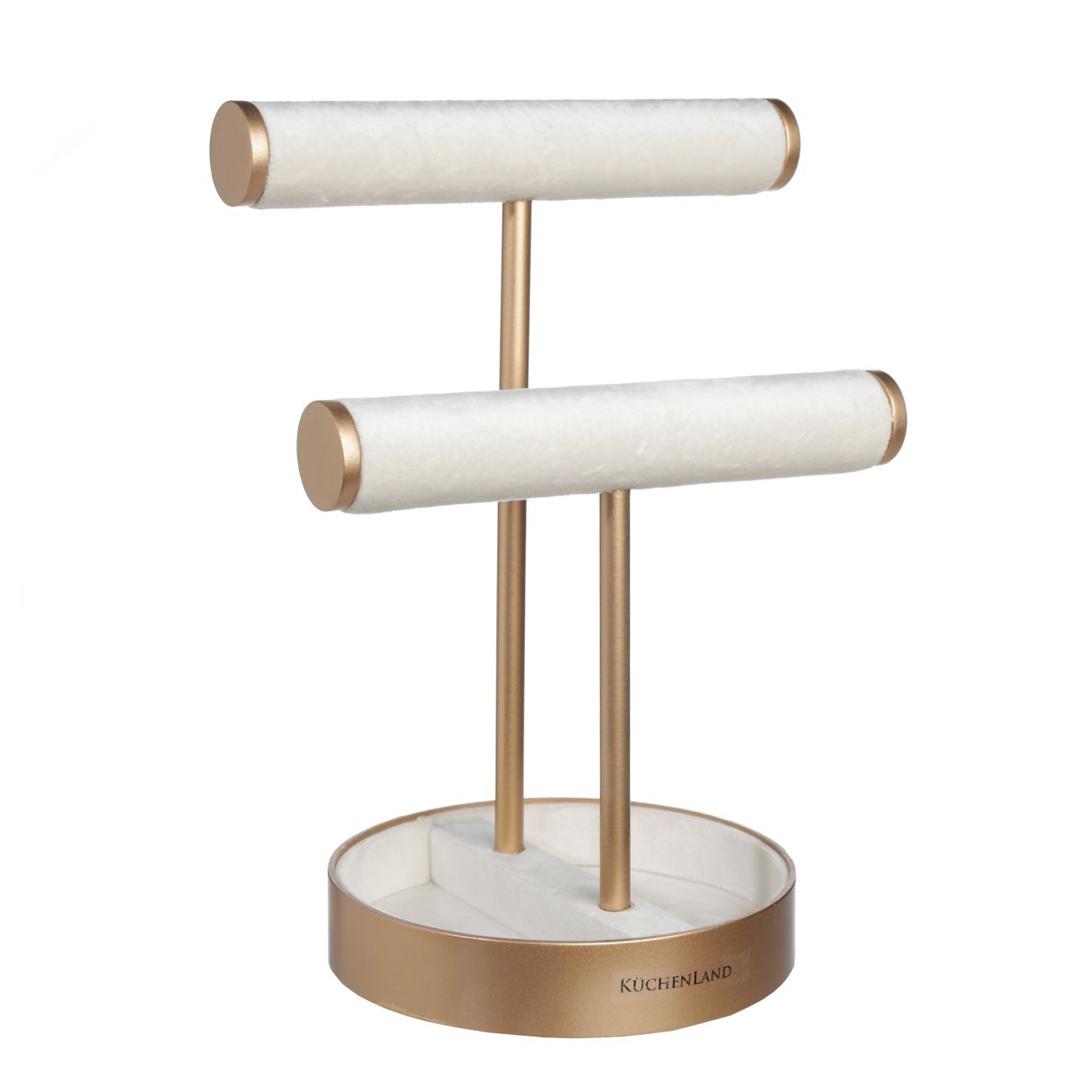 Держатель для часов и украшений Kuchenland, 21х30 см, дерево/вельвет, бежевый