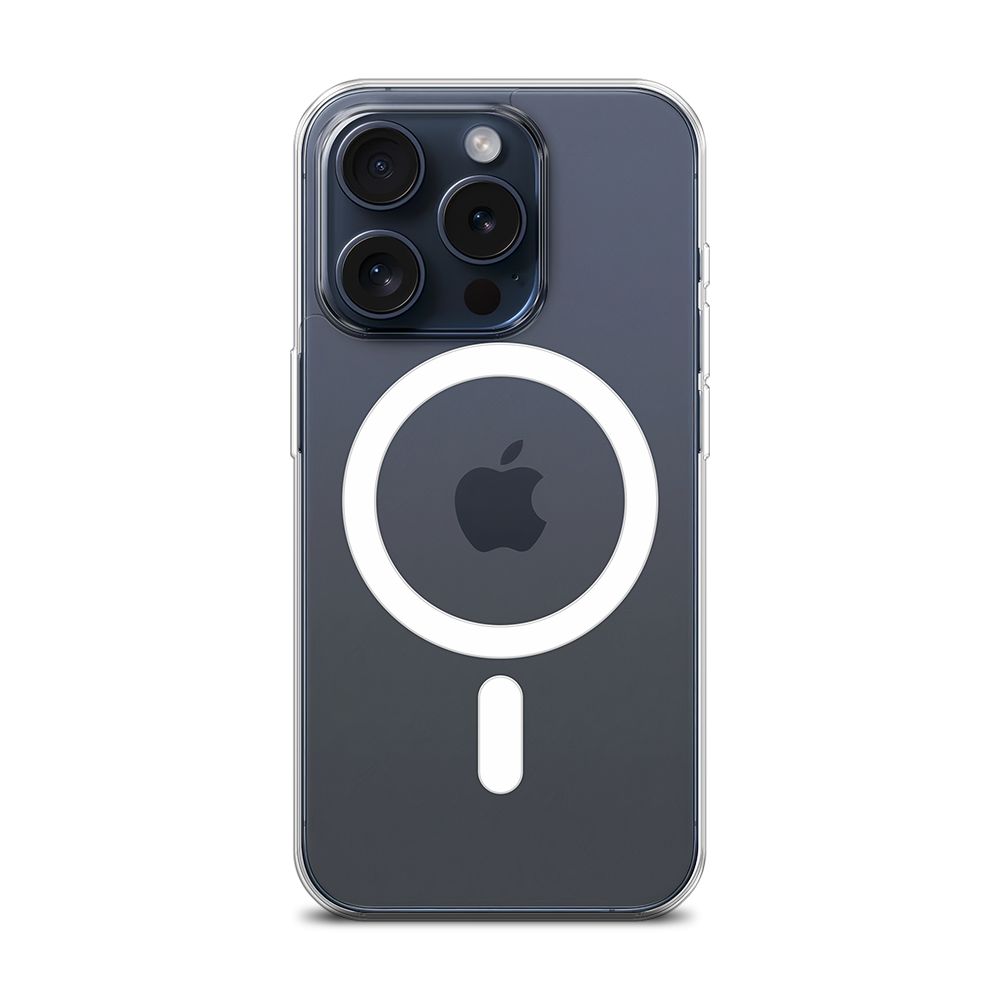 

Чехол MagSafe для Apple iPhone 15 Pro, Прозрачный, MAG157C