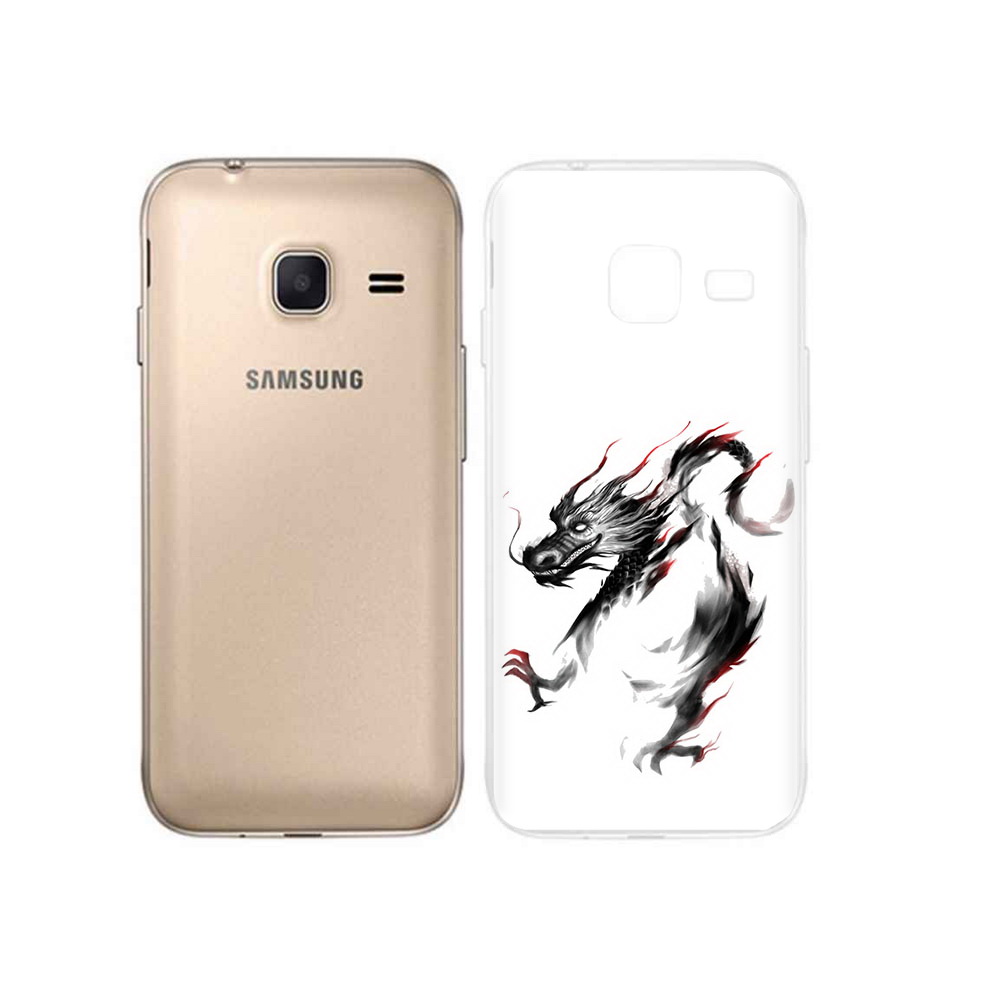 

Чехол MyPads Tocco для Samsung Galaxy J1 mini черный дракон (PT24300.564.690), Tocco