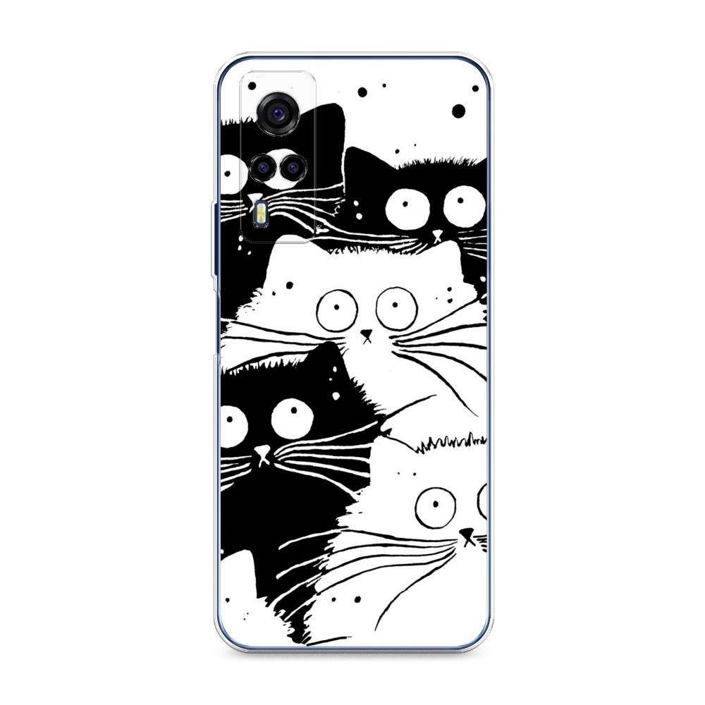 

Чехол Awog на Vivo Y53s 4G "Коты черно-белые", Разноцветный, 264950-2