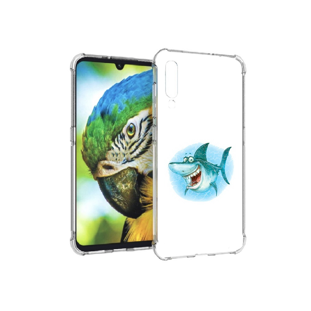 

Чехол MyPads Tocco для Xiaomi Mi 9 веселая акула (PT126035.255.261), Прозрачный, Tocco