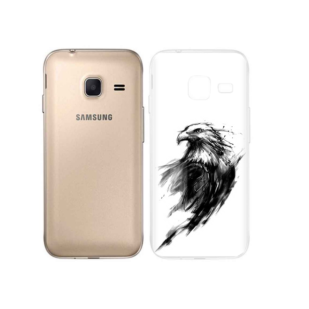 

Чехол MyPads Tocco для Samsung Galaxy J1 mini чб птица (PT24300.564.670), Tocco