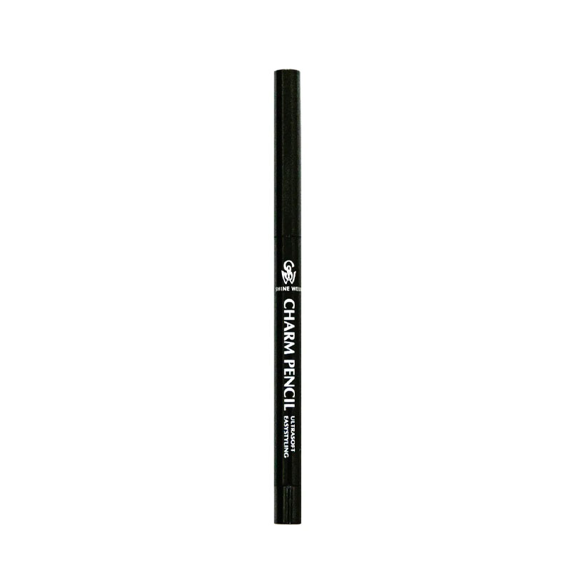 фото Карандаш для глаз shinewell charm pencil т.3 шоколадный