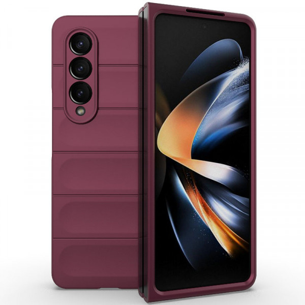 

Пластиковый чехол Flex Matte для Samsung Galaxy Z Fold 4, бордовый, Flex Matte