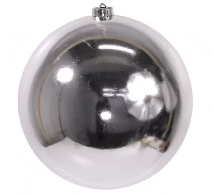 

Шар на ель Kaemingk Глянцевый 22261 14 см 1 шт. серебристый, 22261