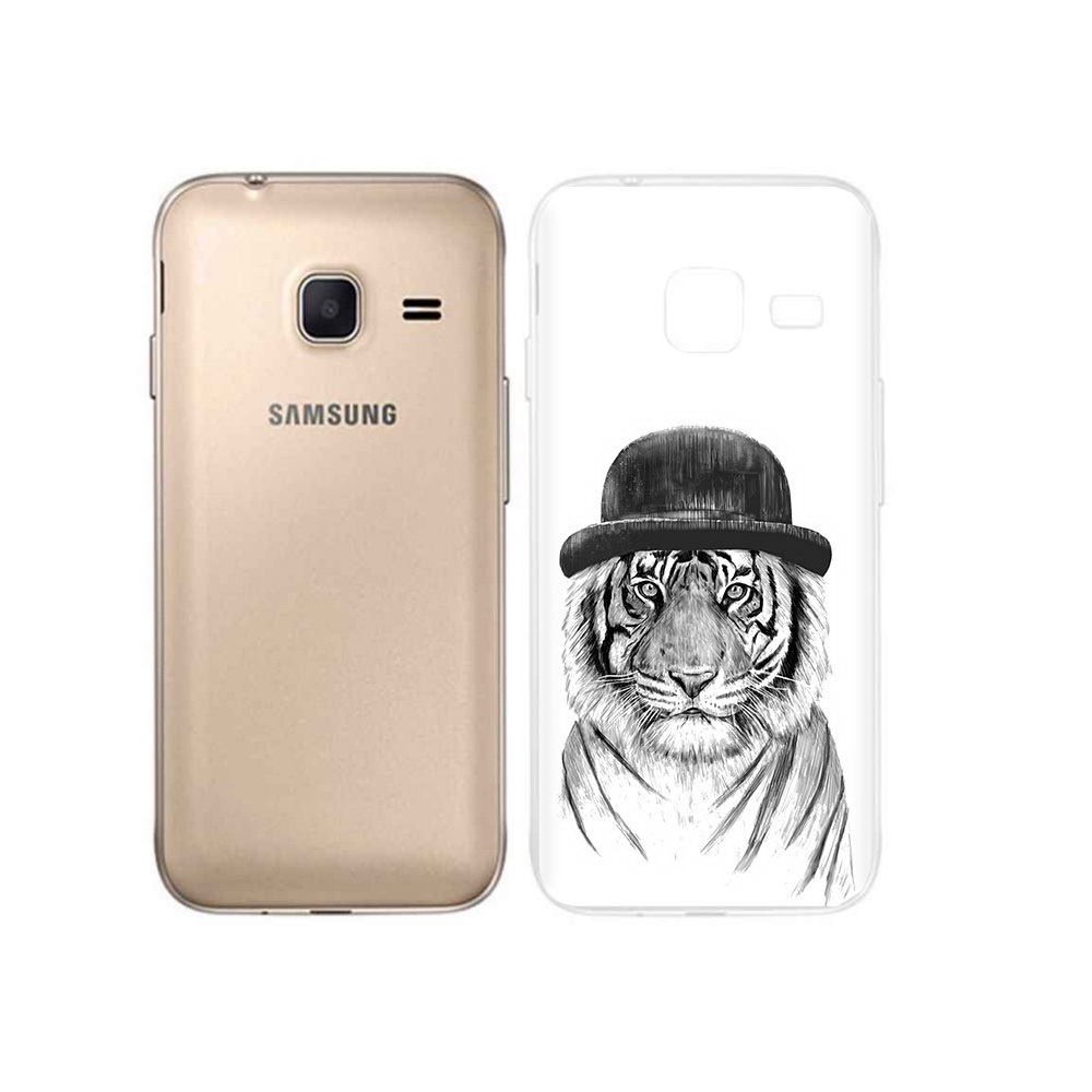 

Чехол MyPads Tocco для Samsung Galaxy J1 mini тигр британец (PT24300.564.641), Tocco