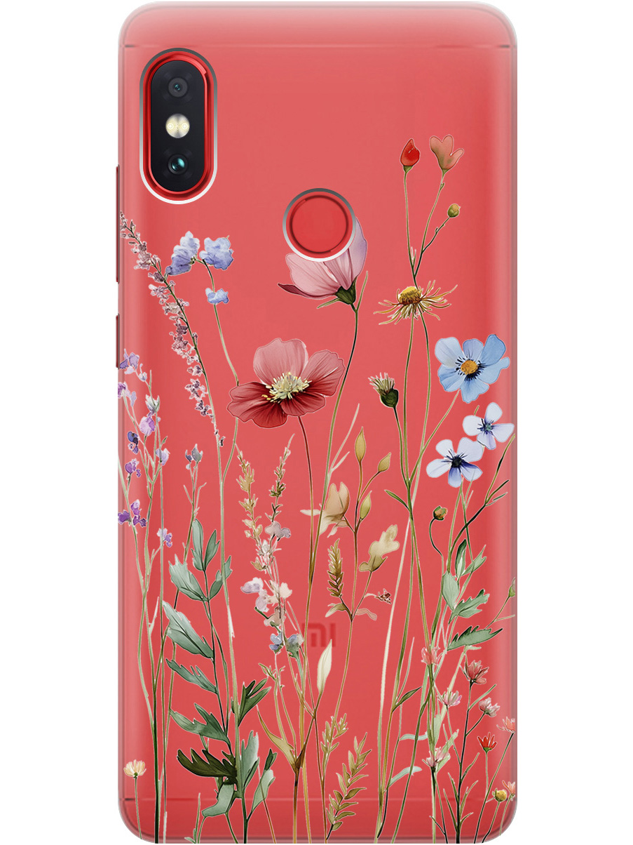 

Силиконовый чехол на Xiaomi Redmi Note 5 / Note 5 Pro с принтом прозрачный 858798, Прозрачный;зеленый;красный, 717568723
