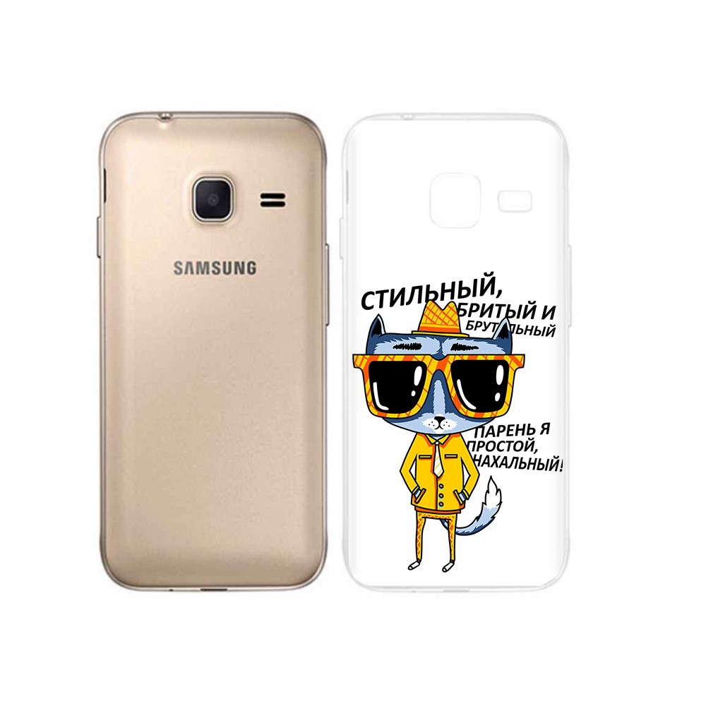 

Чехол MyPads Tocco для Samsung Galaxy J1 mini стильный кот (PT24300.564.625), Tocco