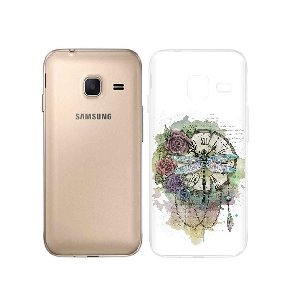 

Чехол MyPads Tocco для Samsung Galaxy J1 mini старинные часы в цветах (PT24300.564.621), Tocco