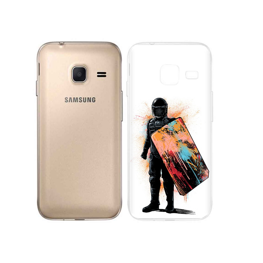 

Чехол MyPads Tocco для Samsung Galaxy J1 mini солдат с красочным щитом (PT24300.564.614), Tocco