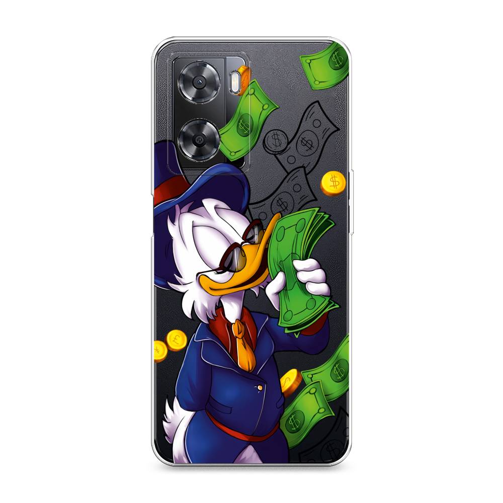 

Чехол на Oppo A57 4G "Scrooge McDuck with Money", Синий;зеленый;белый, 2511950-6