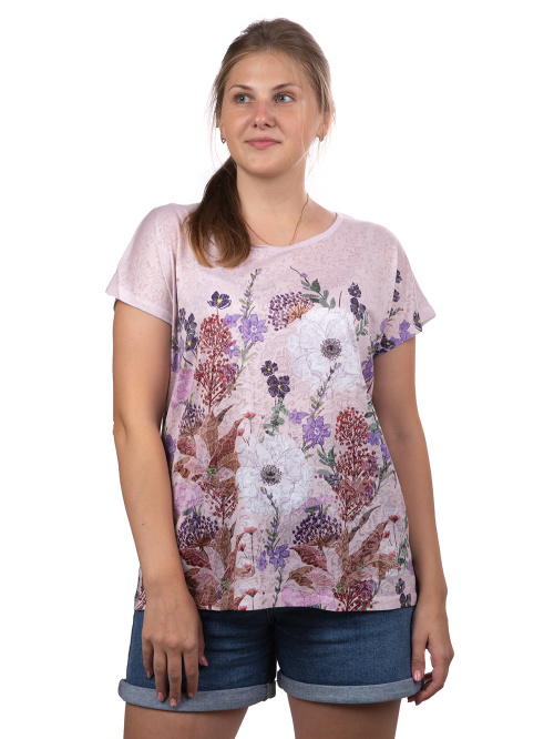 

Футболка женская Westfalika LY20-190923-16-0-1 розовая 50 RU, LY20-190923-16-0-1