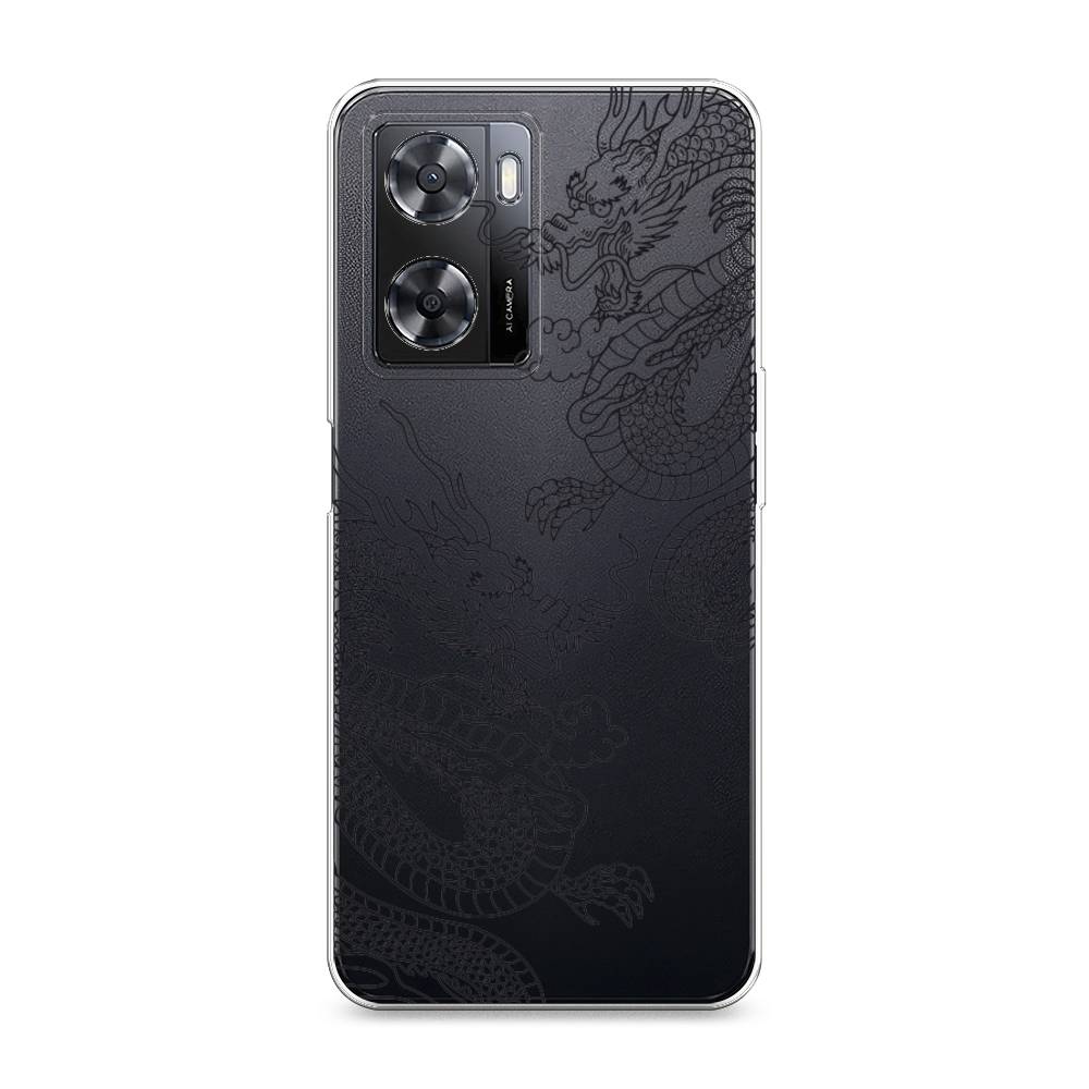 

Чехол на Oppo A57 4G "Два китайских дракона", Серый;черный, 2511950-1