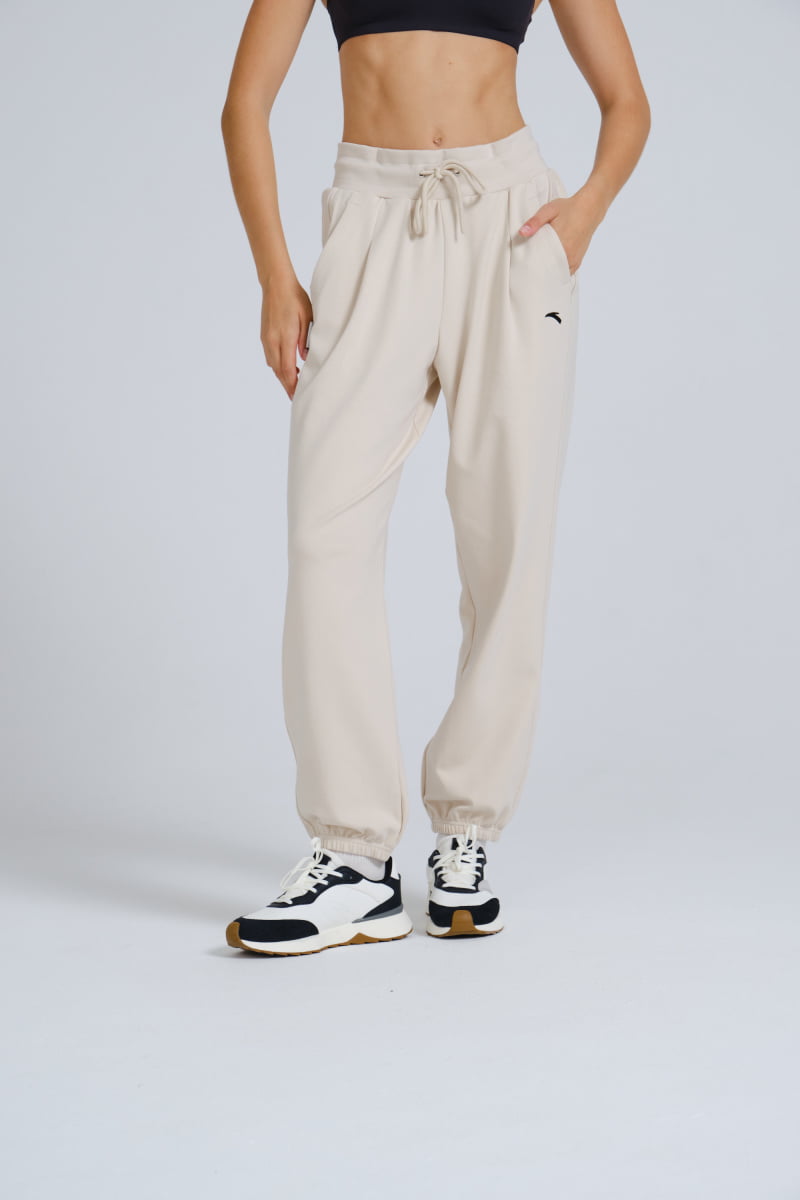 

Спортивные брюки женские Anta Dance Ecocozy/ANTIBACTERIAL 862338320 бежевые M, Бежевый, Dance Ecocozy/ANTIBACTERIAL 862338320