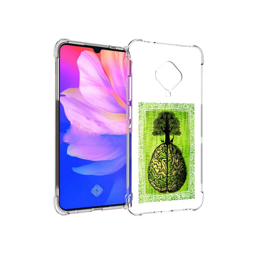 

Чехол MyPads Tocco для Vivo V17 абстракция здоровый мозг (PT147343.378.211), Прозрачный, Tocco