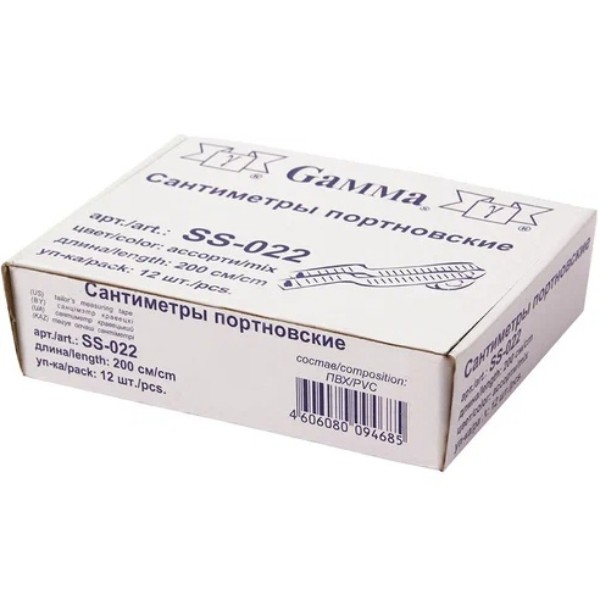 

Gamma пластик, 200х2 см, 12 шт, в картонной упаковке, ассорти, В ассортименте