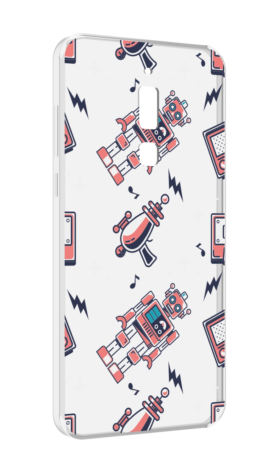 

Чехол MyPads мини-роботы для Meizu M6T, Прозрачный, Tocco