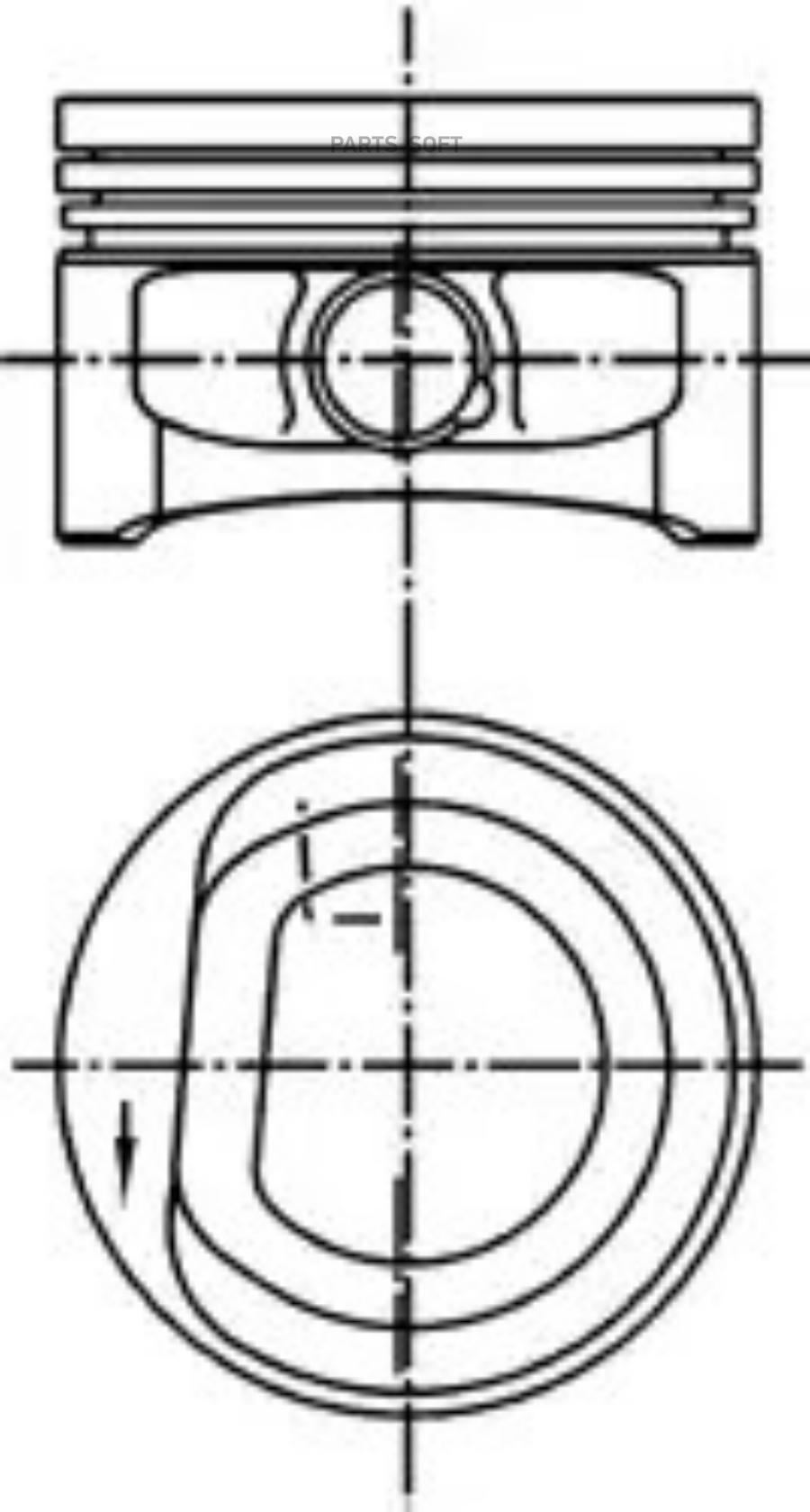 

Поршень KOLBENSCHMIDT 99 452 600 d76.5x1.2x1.5x2.5 STD VW Polo; Skoda Fabia 1.2i 6V AWY