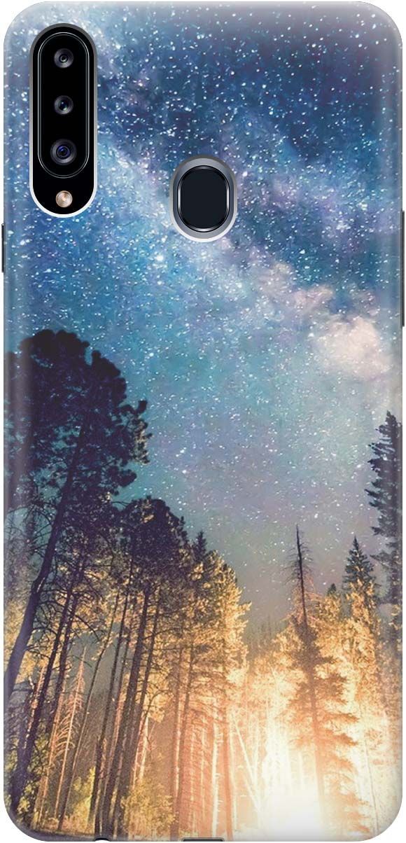 

Силиконовый чехол на Samsung Galaxy A20s с принтом "Млечный путь", Синий;черный, 380