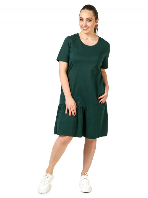 Платье женское Westfalika EF20-92107 зеленое 46 RU