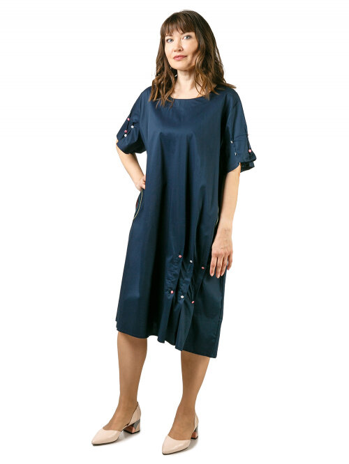 

Повседневное платье женское Westfalika EF20-92033-0-1 синее 52 RU, EF20-92033-0-1