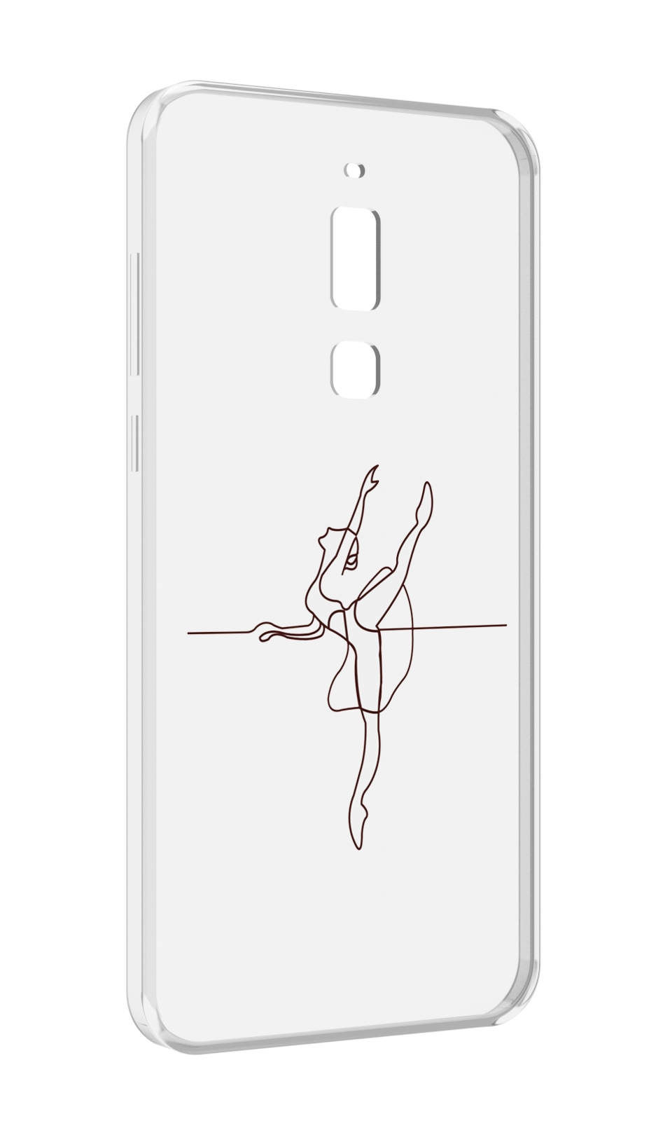

Чехол MyPads маленькая-баллерина для Meizu M6T, Прозрачный, Tocco