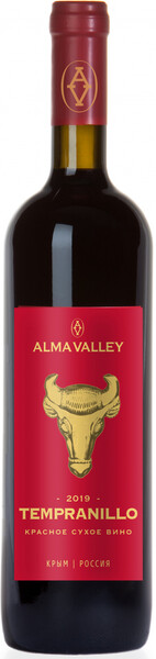 

Вино Alma Valley Tempranillo красное, сухое, 750 мл