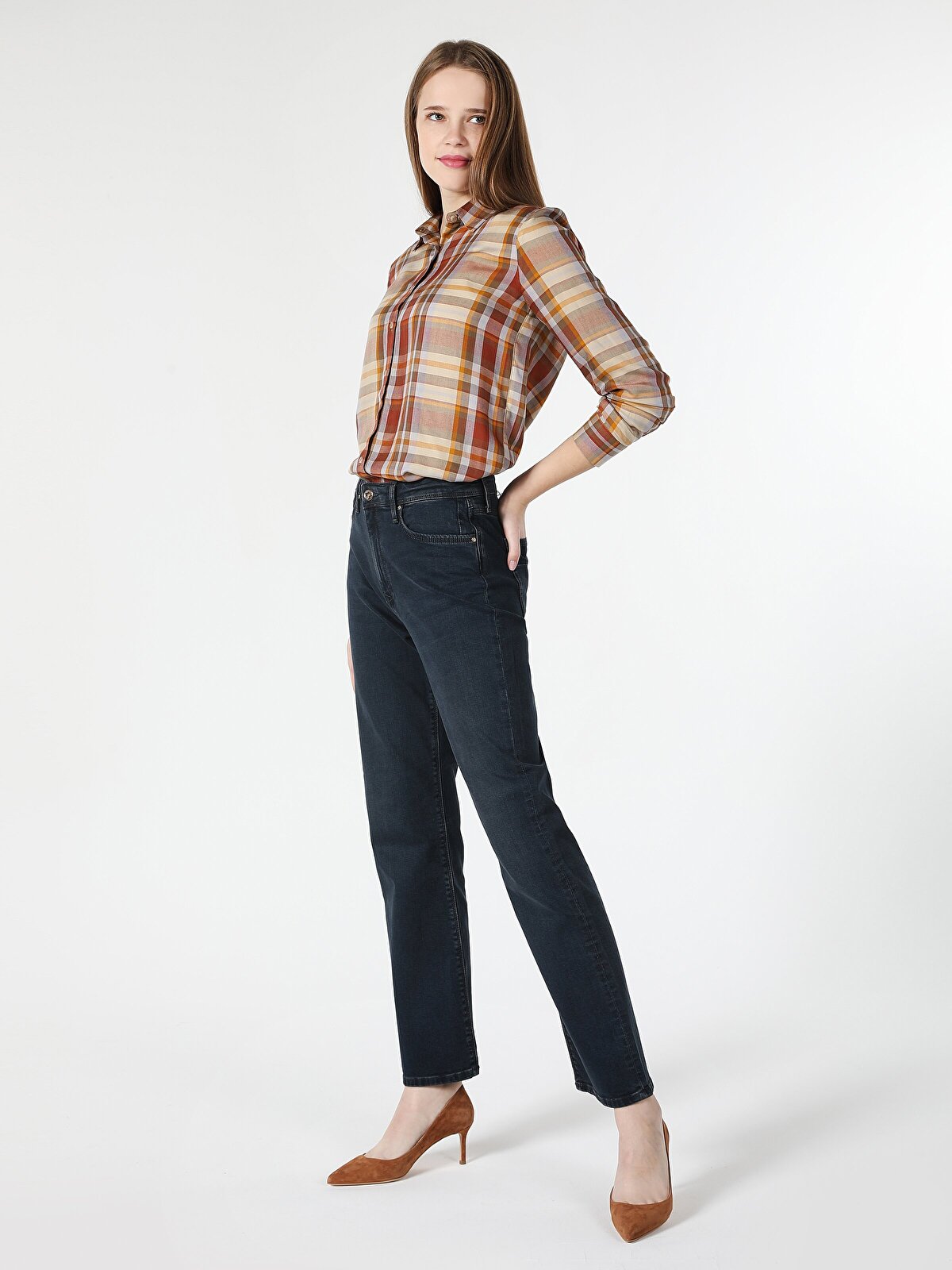 

Джинсы женские Colin's CL1060415_Q1.V1_DN40429 синие 29/34, CL1060415_Q1.V1_DN40429