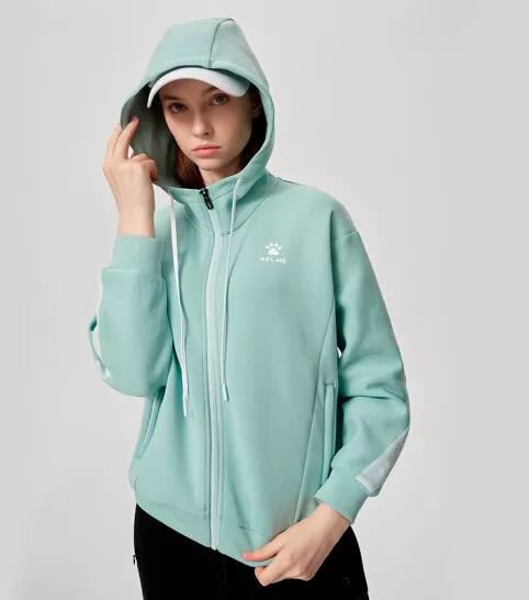 

Толстовка женская KELME 6133WT2020-402 голубая 3XL, 6133WT2020-402