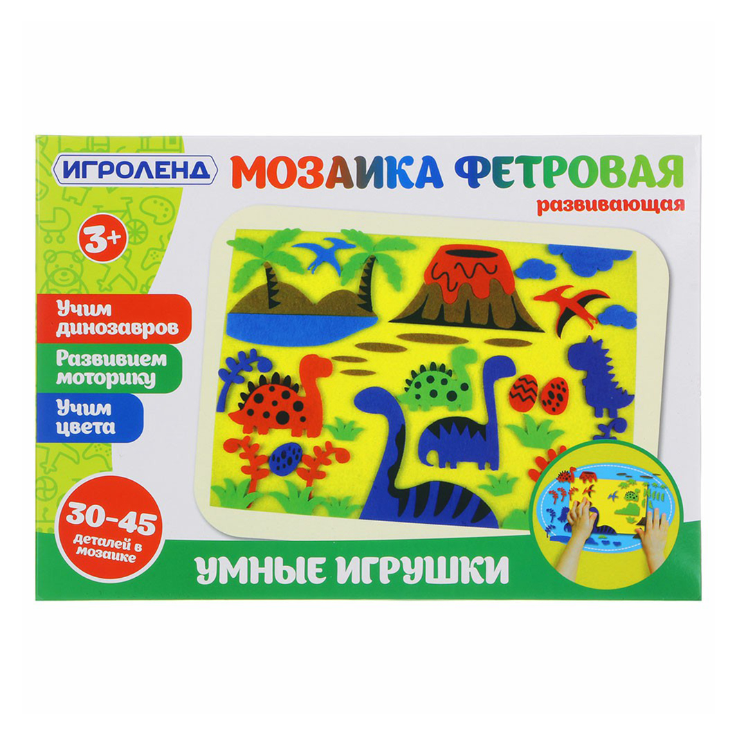 

Мозаика Игроленд Умные игрушки 28 х 20 х 1,5 см в ассортименте