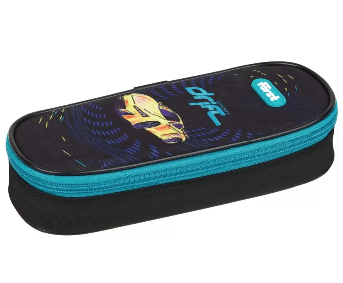 

Пенал корпусный Forst "Sport drift",FT-PF-050304, 220*90*45мм, 1 отделение, полиэстер, Черный;желтый;бирюзовый, Sport drift