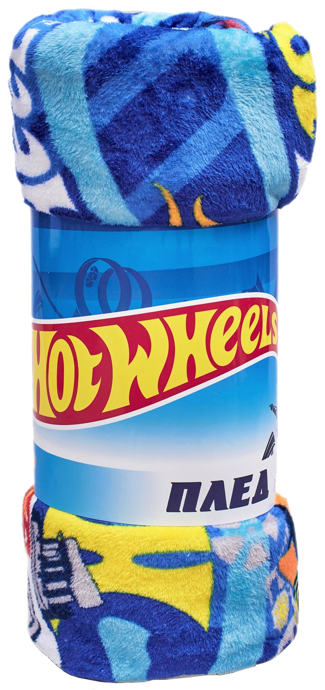 фото Плед павлинка детский ho wheels 100 х 150 см синий