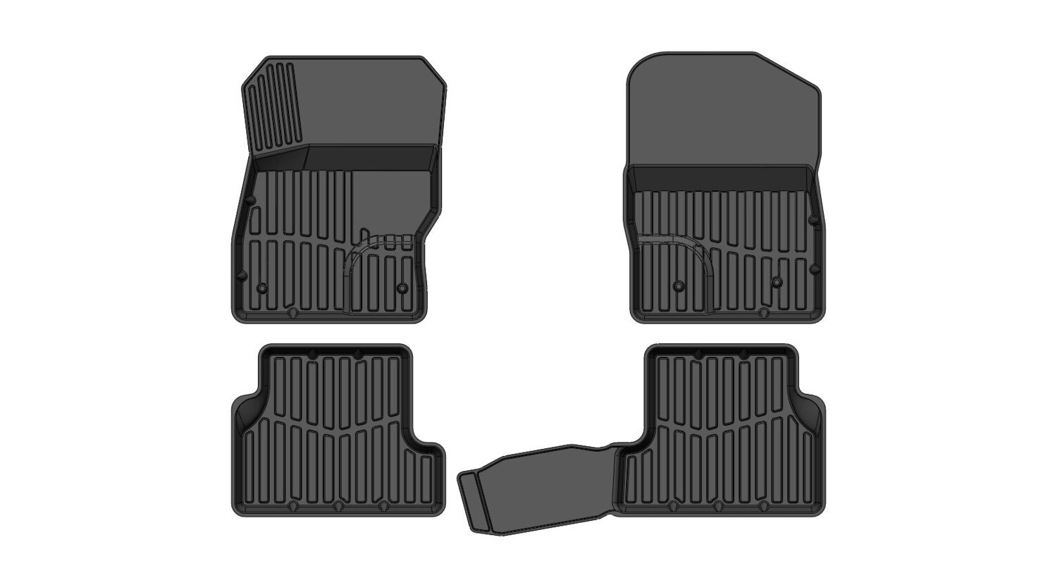 

Коврики резиновые в салон 3D PREMIUM для Ford Focus III SD/HB/UN (2010-) SRTK.PR.FD.FOC3.1