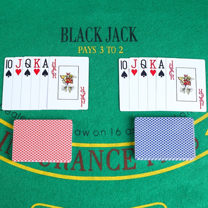 

Карты игральные пластиковые "Texas Hold'em", 54 шт, 8.8 х 6.3 см, микс