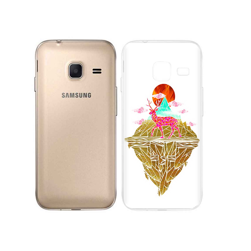 

Чехол MyPads Tocco для Samsung Galaxy J1 mini розовый олень абстракция (PT24300.564.586), Tocco