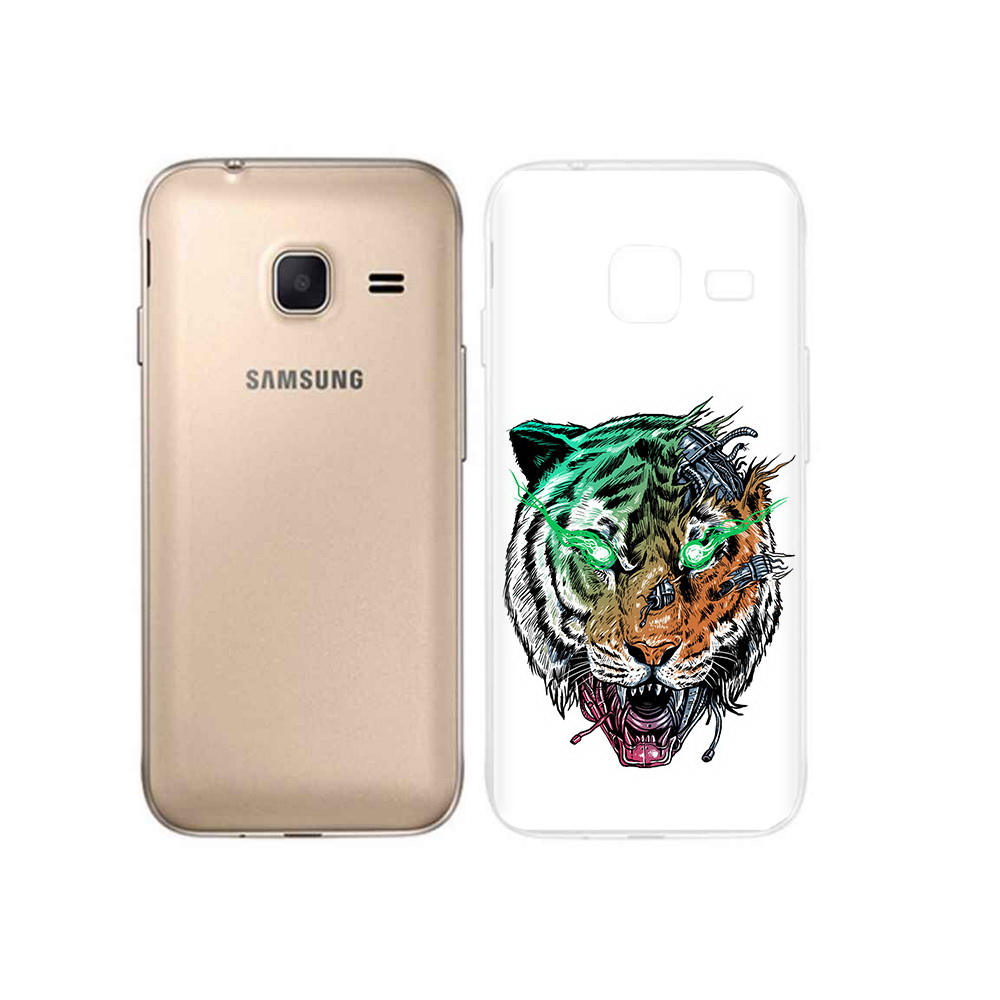 

Чехол MyPads Tocco для Samsung Galaxy J1 mini робо-тигр (PT24300.564.584), Tocco