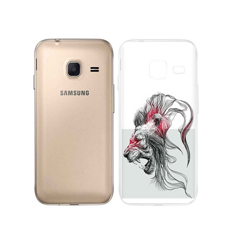 

Чехол MyPads Tocco для Samsung Galaxy J1 mini разъяренный лев (PT24300.564.576), Tocco