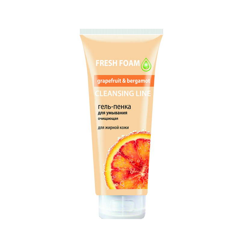 фото Гель-пенка для умывания magrav grapefruit & bergamot fresh foam 200 мл