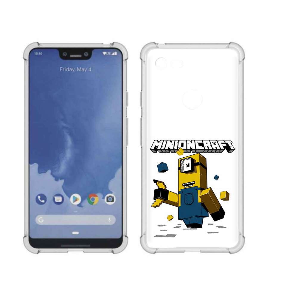 

Чехол MyPads Tocco для Google Pixel 3 XL миньон, Прозрачный, Tocco