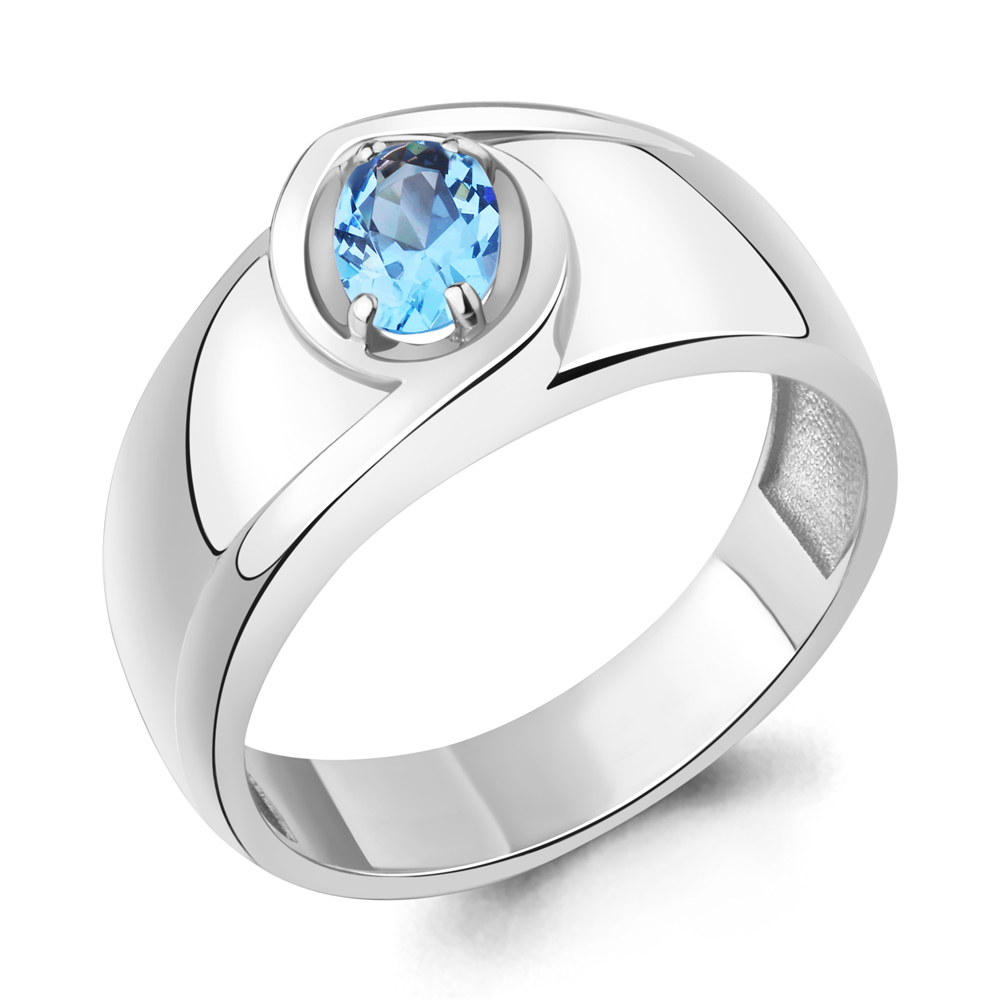 

Кольцо из серебра с топазом Aquamarine Aquamarine 6952605_925_р р. 19, 6952605_925_р