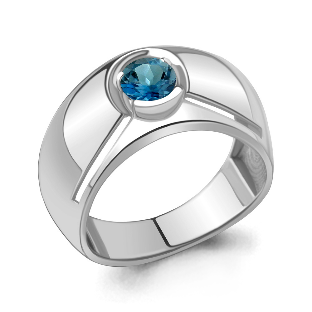 

Кольцо из серебра с топазом Aquamarine Aquamarine 6952508_925_р р, 6952508_925_р