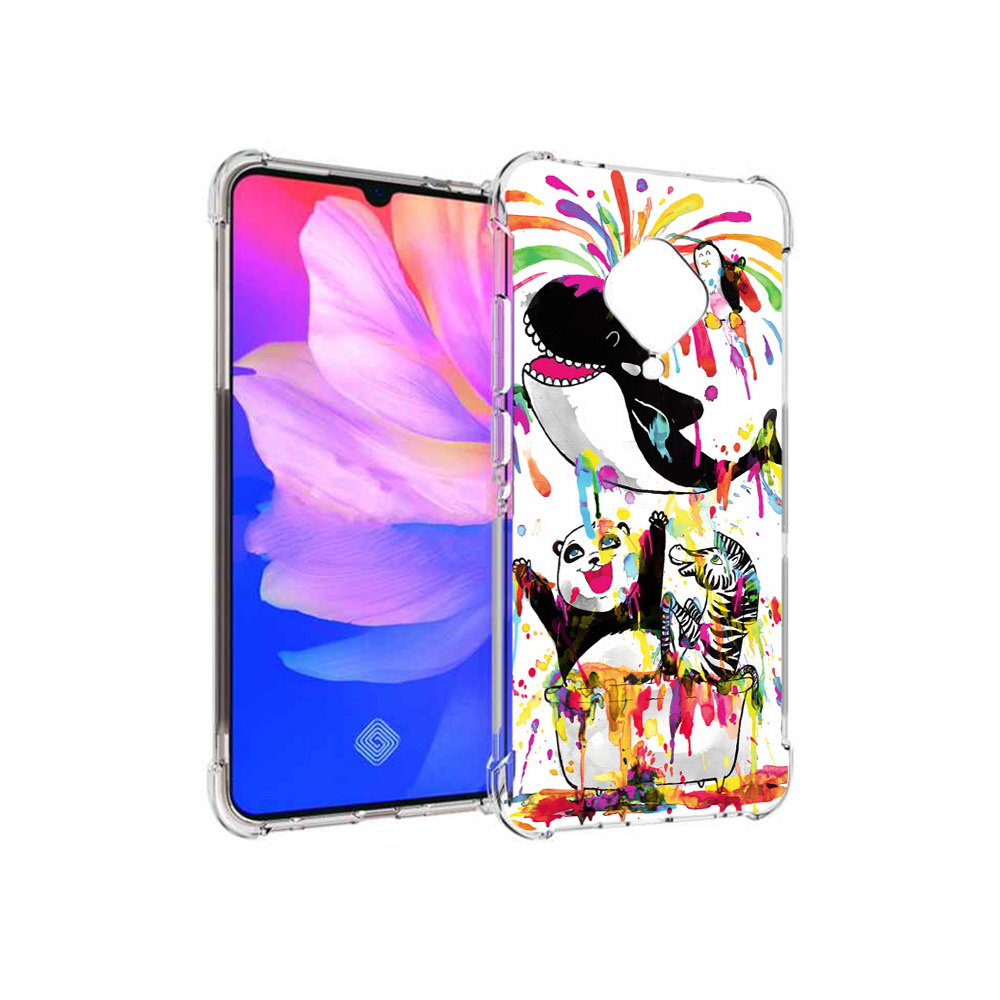 

Чехол MyPads Tocco для Vivo V17 Хиппи кит (PT147343.378.191), Прозрачный, Tocco